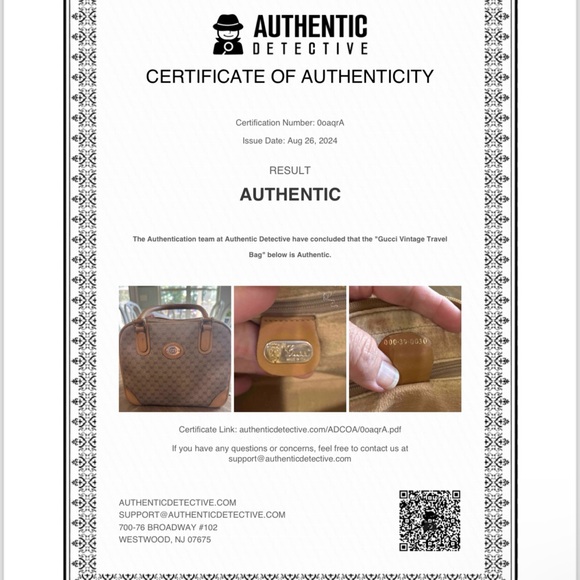 Gucci Handbag Vintage Micro Interlocking GG with COA - Picture 3 of 16